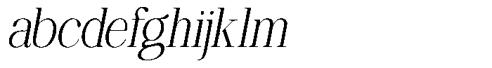 Ethically Serif Light Semi Condensed Slanted FONT