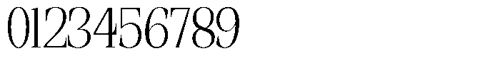 Ethically Serif Light Semi Condensed Font OTHER CHARS