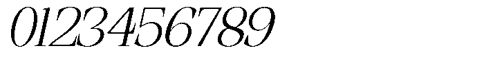 Ethically Serif Light Semi Expanded Slanted Font OTHER CHARS