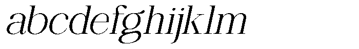 Ethically Serif Light Semi Expanded Slanted FONT