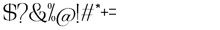 Ethically Serif Light Font OTHER CHARS