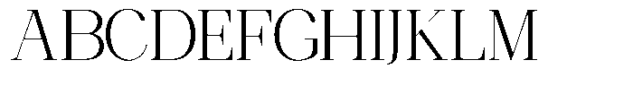 Ethically Serif Light Font UPPERCASE