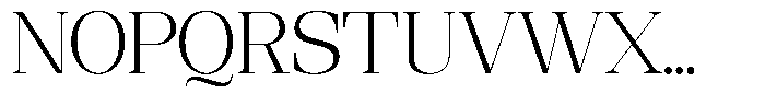 Ethically Serif Light Font UPPERCASE