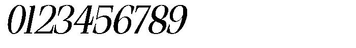 Ethically Serif Medium Semi Condensed Slanted Font OTHER CHARS