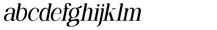Ethically Serif Medium Semi Condensed Slanted FONT