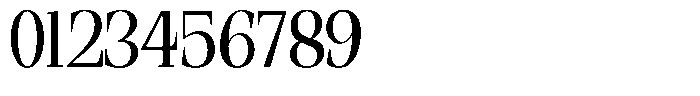 Ethically Serif Medium Semi Condensed Font OTHER CHARS
