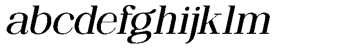 Ethically Serif Medium Semi Expanded Slanted FONT