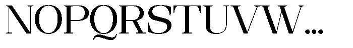 Ethically Serif Medium Semi Expanded Font UPPERCASE