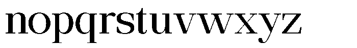 Ethically Serif Medium Semi Expanded Font LOWERCASE