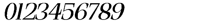 Ethically Serif Medium Slanted Font OTHER CHARS