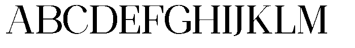 Ethically Serif Medium Font UPPERCASE
