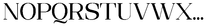 Ethically Serif Medium Font UPPERCASE