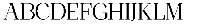 Ethically Serif Regular Font UPPERCASE