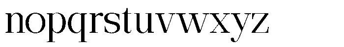 Ethically Serif Regular Font LOWERCASE