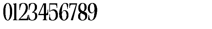 Ethically Serif Semi Bold Condensed Font OTHER CHARS