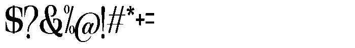 Ethically Serif Semi Bold Condensed Font OTHER CHARS