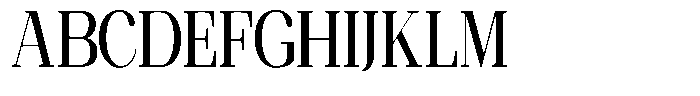 Ethically Serif Semi Bold Condensed Font UPPERCASE