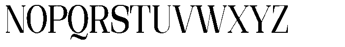 Ethically Serif Semi Bold Condensed Font UPPERCASE