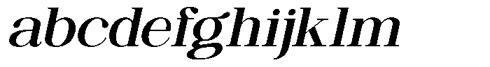 Ethically Serif Semi Bold Expanded Slanted FONT