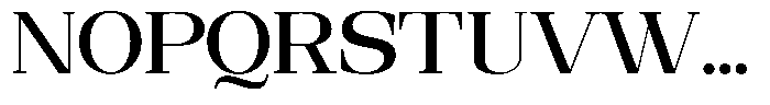 Ethically Serif Semi Bold Expanded Font UPPERCASE