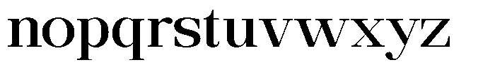 Ethically Serif Semi Bold Expanded Font LOWERCASE