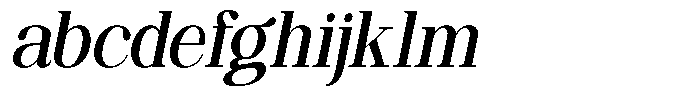 Ethically Serif Semi Bold Semi Condensed Italic FONT
