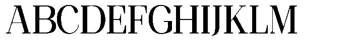 Ethically Serif Semi Bold Semi Condensed Font UPPERCASE