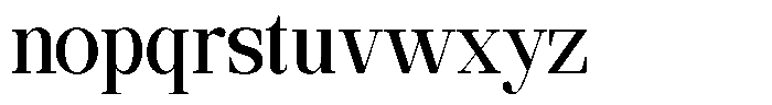 Ethically Serif Semi Bold Semi Condensed Font LOWERCASE