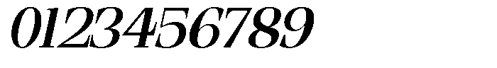 Ethically Serif Semi Bold Semi Expanded Slanted Font OTHER CHARS