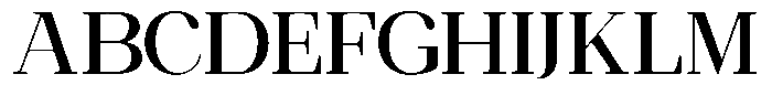 Ethically Serif Semi Bold Semi Expanded Font UPPERCASE