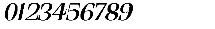 Ethically Serif Semi Bold Slanted Font OTHER CHARS