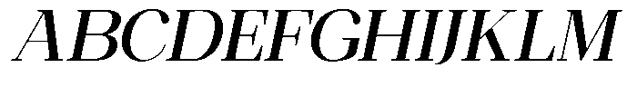 Ethically Serif Semi Bold Slanted Font UPPERCASE