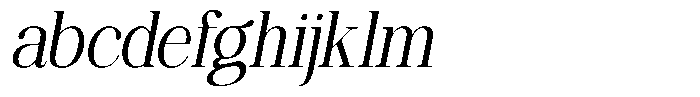 Ethically Serif Semi Condensed Slanted FONT