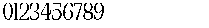 Ethically Serif Semi Condensed Font OTHER CHARS