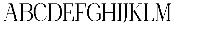 Ethically Serif Semi Condensed Font UPPERCASE
