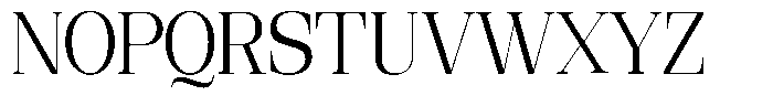 Ethically Serif Semi Condensed Font UPPERCASE