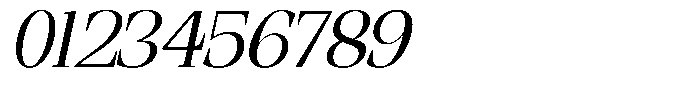 Ethically Serif Semi Expanded Slanted Font OTHER CHARS