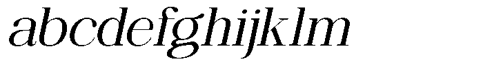 Ethically Serif Semi Expanded Slanted FONT