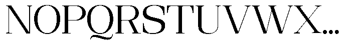 Ethically Serif Semi Expanded Font UPPERCASE