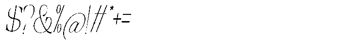 Ethically Serif Thin Condensed Slanted Font OTHER CHARS