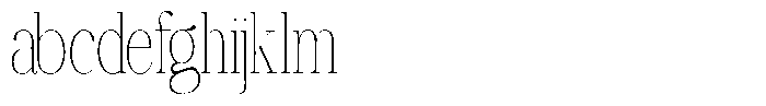 Ethically Serif Thin Condensed FONT