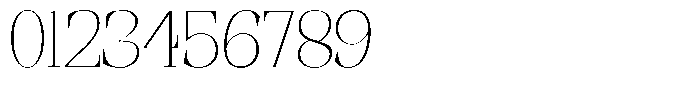 Ethically Serif Thin Expanded Font OTHER CHARS