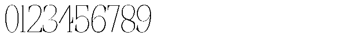 Ethically Serif Thin Semi Condensed Font OTHER CHARS