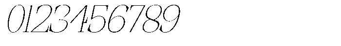 Ethically Serif Thin Semi Expanded Slanted Font OTHER CHARS