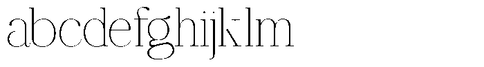 Ethically Serif Thin Semi Expanded FONT
