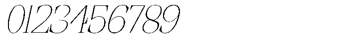 Ethically Serif Thin Slanted Font OTHER CHARS