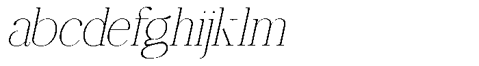 Ethically Serif Thin Slanted FONT