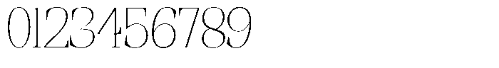 Ethically Serif Thin Font OTHER CHARS