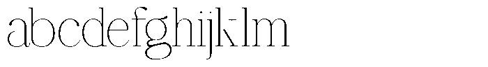 Ethically Serif Thin FONT