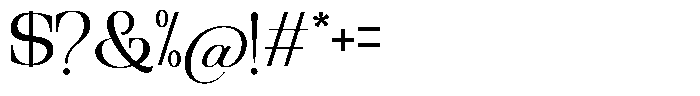Ethically Serif Var Thin Font OTHER CHARS